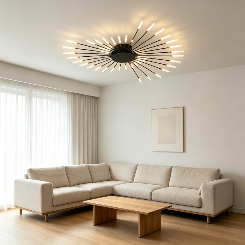 42-light Flush Mount Lighting