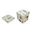 Repose-pieds de rangement carré pliable 12 po New York