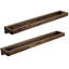 6 Pair Solid Wood Shoe Rack