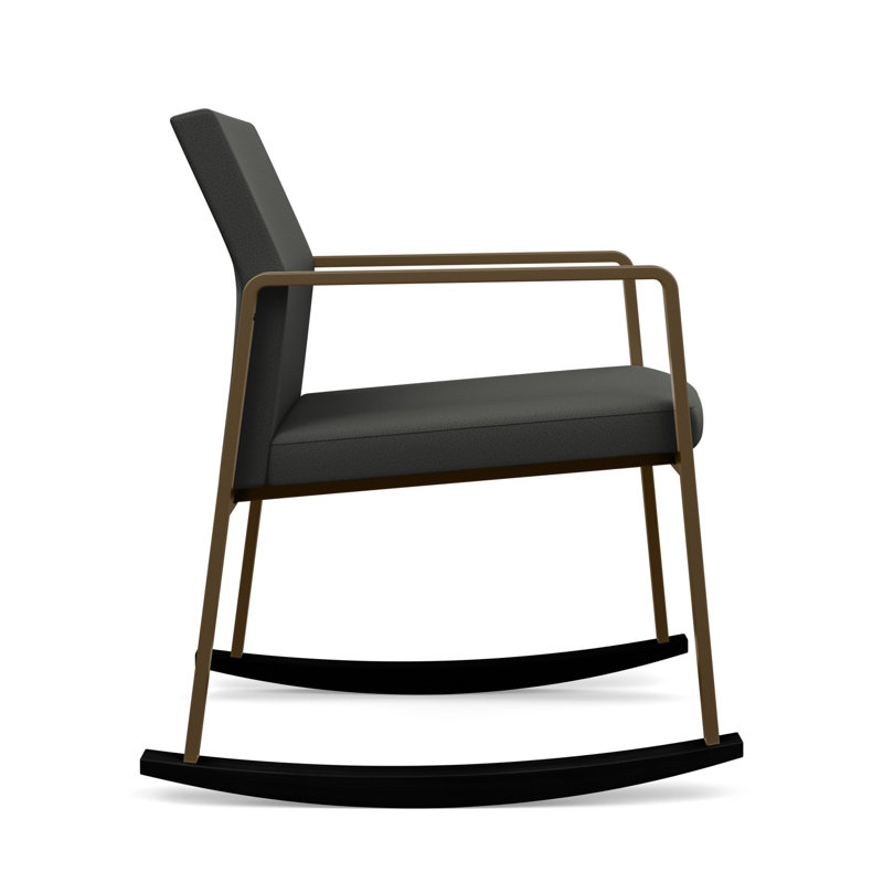 Chaise berçante Gansett, Bronze, Tissu graphite Open House