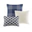Ensemble d'édredon en jacquard surdimensionné en coton 8 pièces Gracie Mills Midlands-110407108