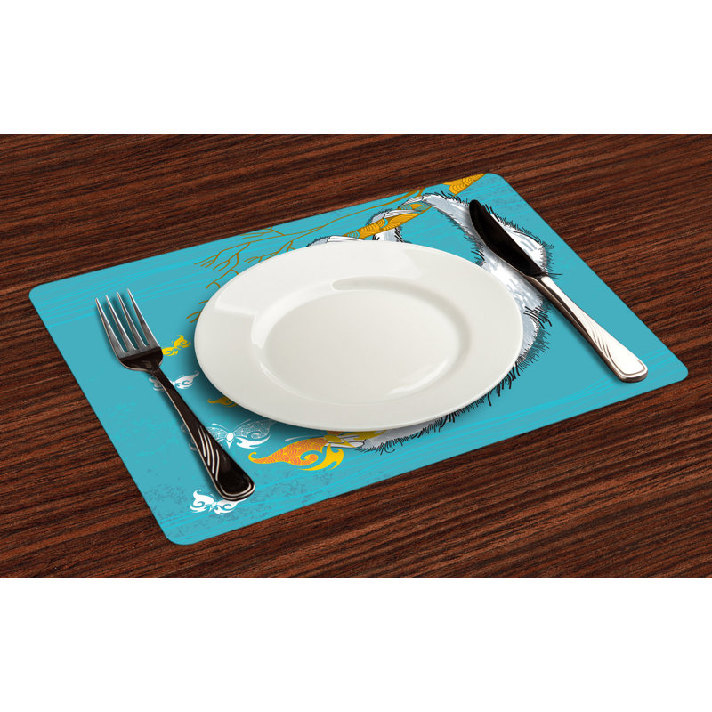 Polyester Animals/Nature Rectangle Placemat
