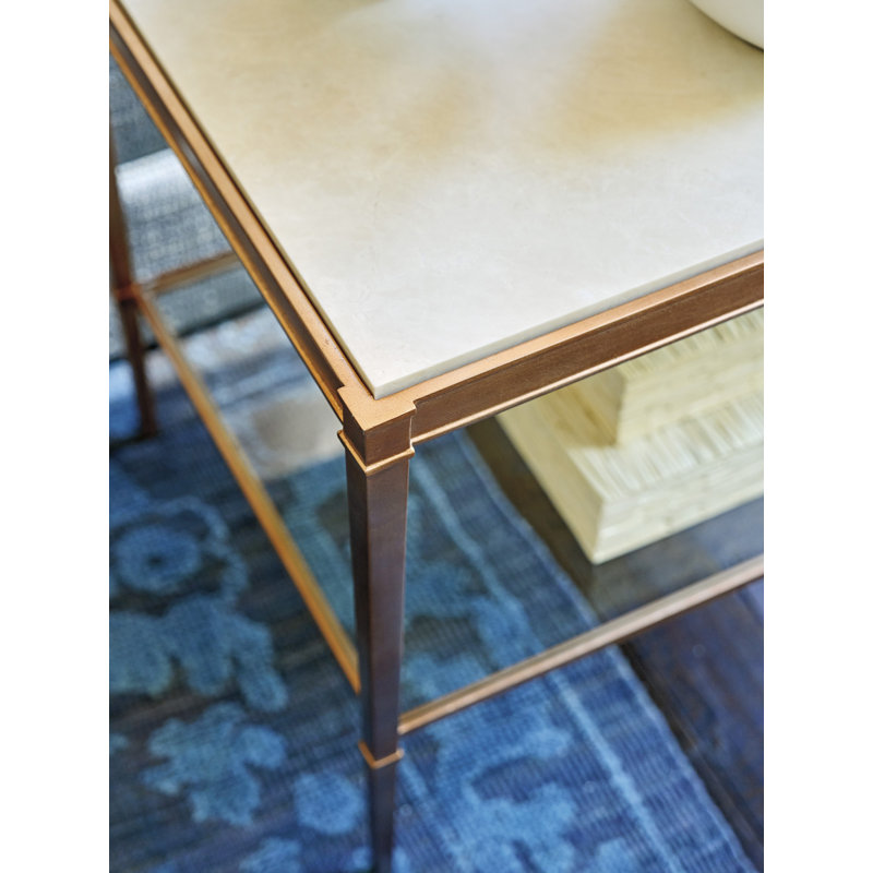 Rendezvous Marble End Table