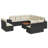Vidaxl Garden Sofa Set Black, Cream White