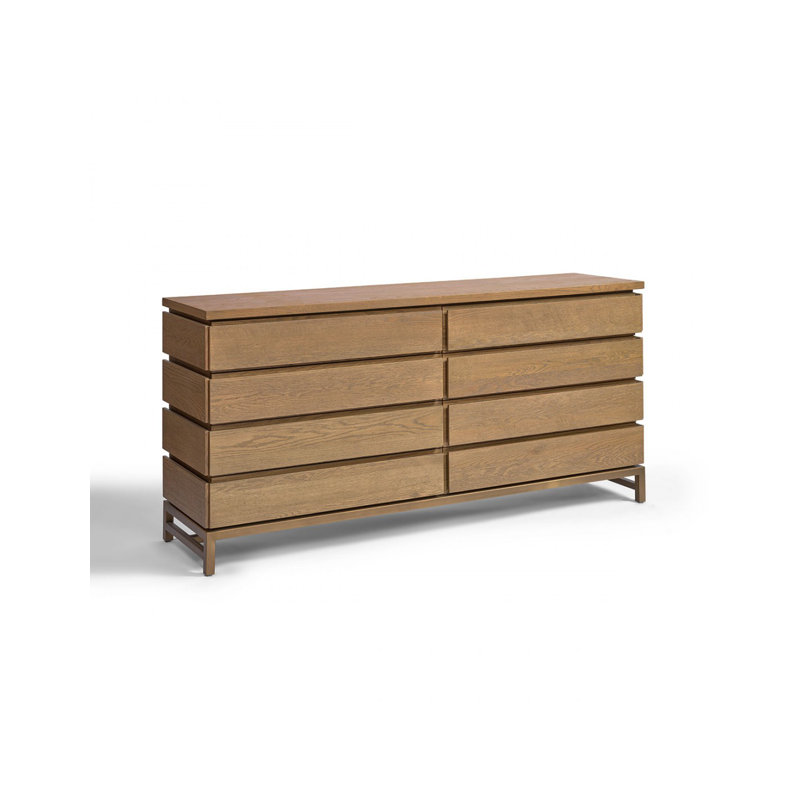 Buffet en bois massif avec meuble télé en bois de pin naturel
