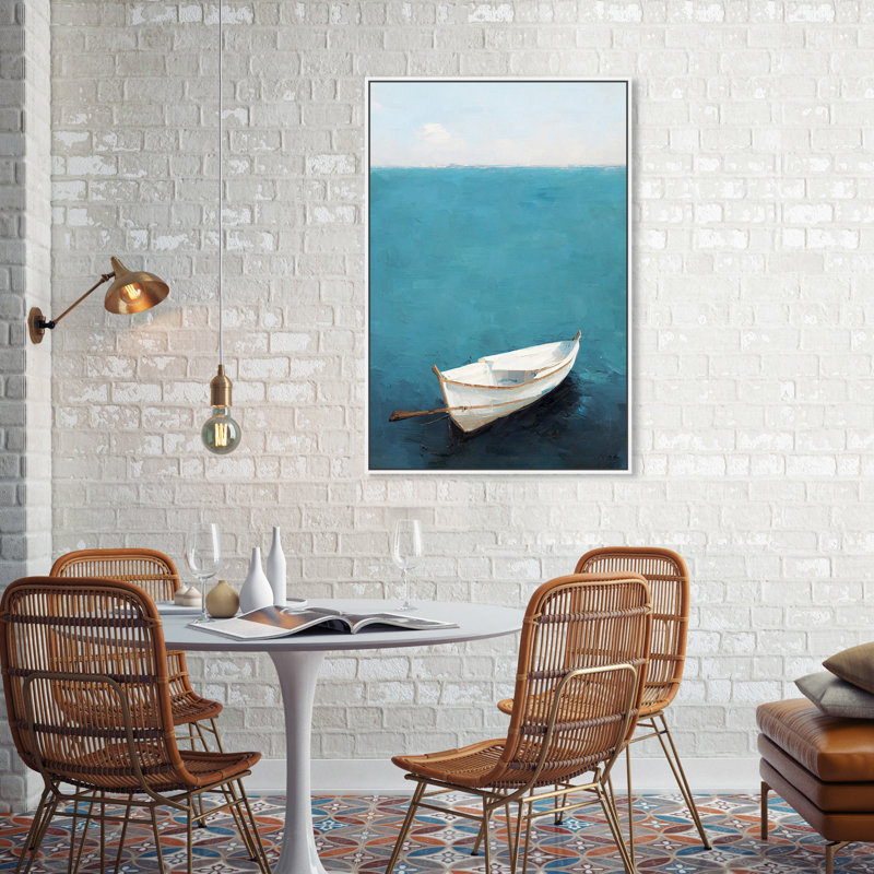 Côte perdue - Impression sur toile, Toile avec cadre flottant, H 37 po x l 25 po, Noir