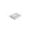 Lavabo de salle de bain mural carré en résine 23,6 po x 19,6 po Badeloft WT-04-E-G en blanc brillant-40673387