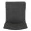 Ensemble de 2 tabourets de bar 29 po en rotin PE sans accoudoirs, brun foncé-953822686