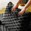 Chaise longue double en velours Turtle-683671793