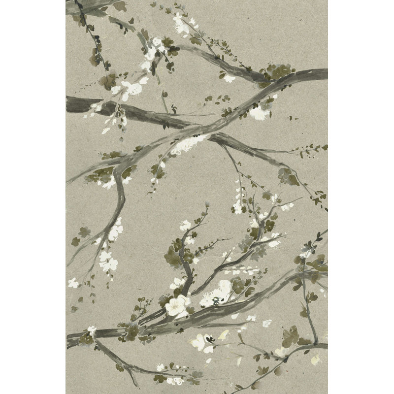 Fleurs de cerisier neutres I, H 12 po x l 8 po