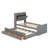 Twin Size Wooden Bed With Trundle-2070524987