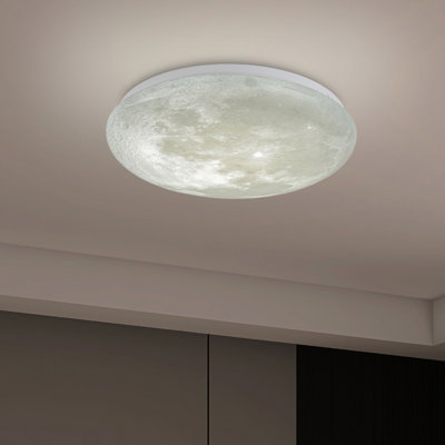 Plafonnier lustre à 1 lumière avec franges en coton ocre jaune
