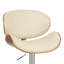 Brennan Swivel Upholstered Adjustable Height Counter Stool with Metal Frame-20471425