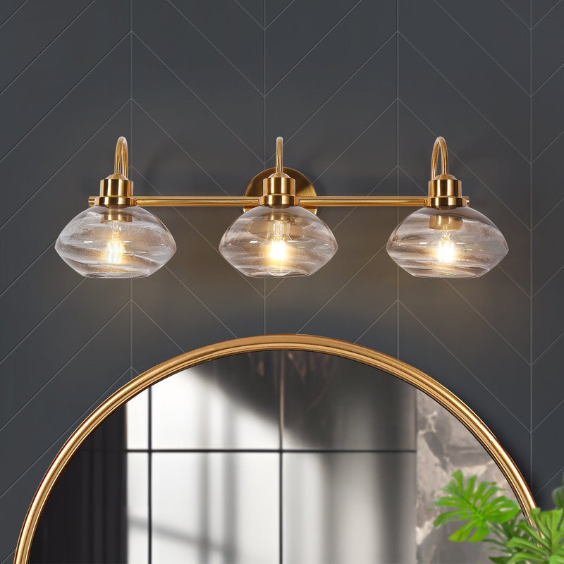Éclairage pour salle de bain 3 lumières à intensité variable