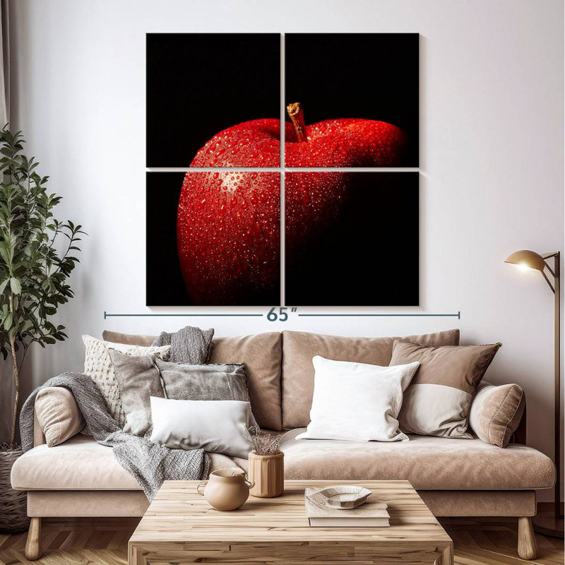 Pomme rouge rosée