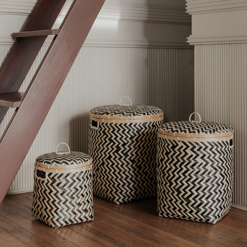 Ensemble de paniers en bambou Java