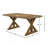 Tamika Enna Morden Farmhouse Wood Dining Table