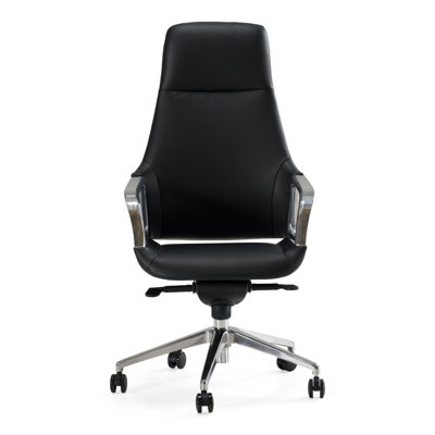 Marqueal Genuine Leather Executive Chair with Headrest