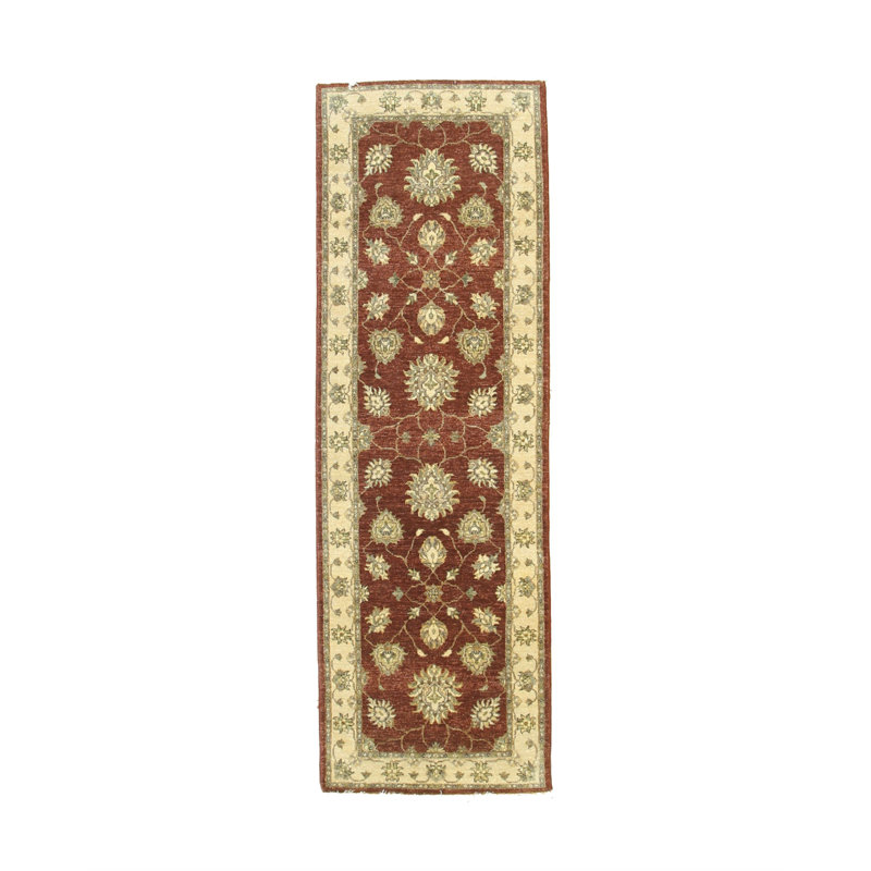 Tapis rouge / ivoire Agra