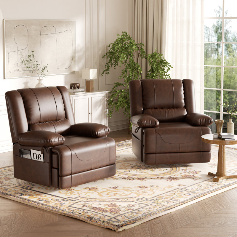 Fauteuil inclinable Pamler, Brun clair