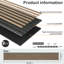 Acoustic Wood Wall Panels, 2 Pack 94.5" x 12.6" Soundproof Wall Panels, Wood Slat Wall Panels for Interior Wall Decor-1072022248