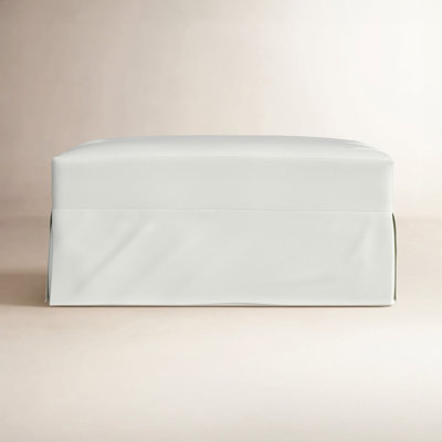Cranbrook Slipcovered Ottoman by Birch Lane