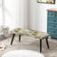 Banc rembourré floral noir Truong-312880894