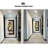 Black White Gray Abstract Led Sandstone Wall Art Entryway-1068300921