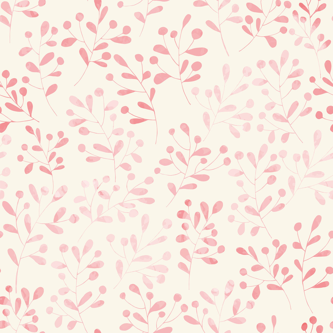 Alyza Peel & Stick Floral Tile Red Barrel Studio®
