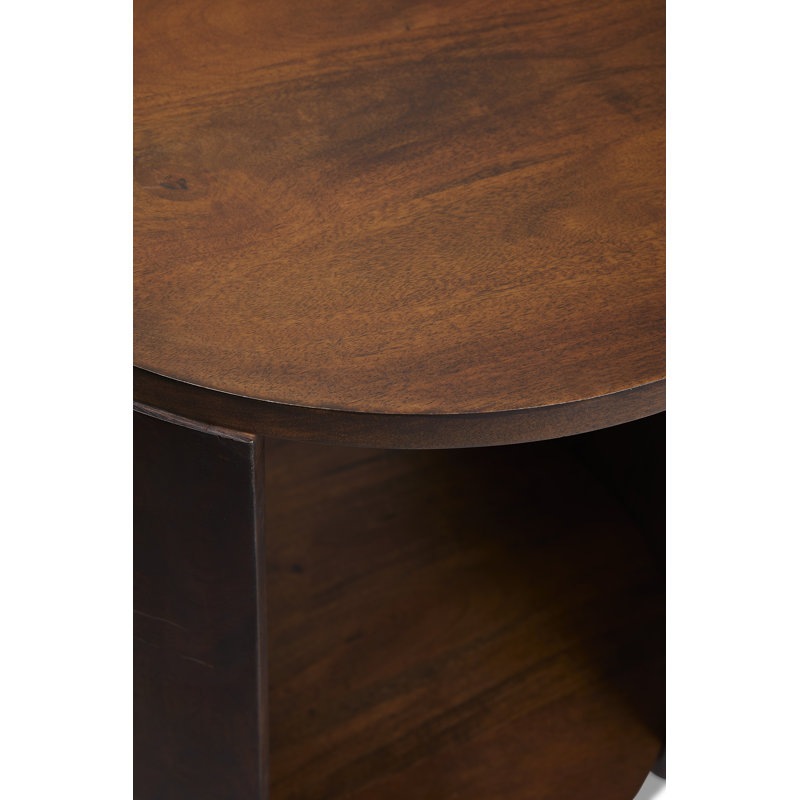 Table d'appoint ronde en bois franc Esther