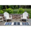 Tapis rayé bleu marine / blanc Sallee-1839191144