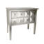 Commode 3 tiroirs moderne réfléchissante Furnier