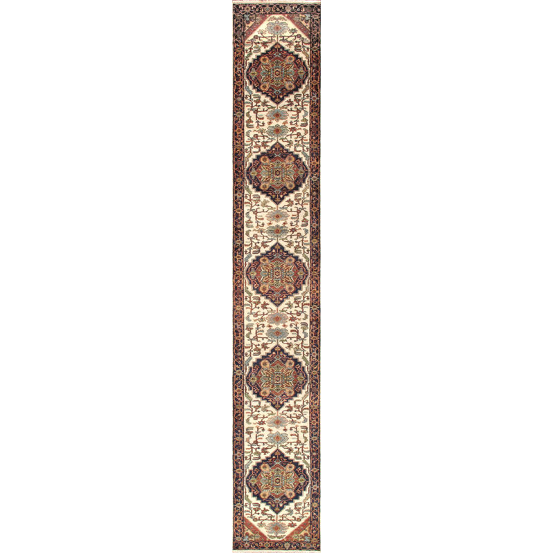 Wool Oriental Area Rug, Runner 2'9" x 27'1"