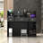 Modern Dual-Colour Reception Desk With Storage And Sleek Design