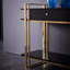 Console moderne dorée et noire-316267702