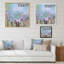 «Grunge Pastel Spring Flowers Bouquet», reproduction d'art sur toile-758527891-758527896
