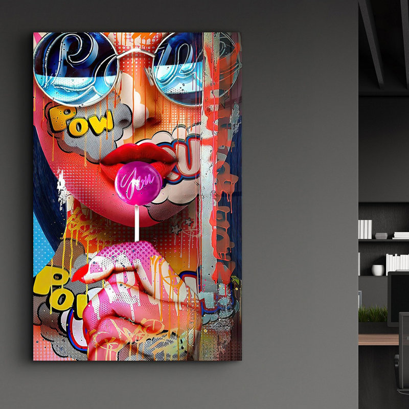 Elegant Tempered Glass Wall Art Painting, 18.1 x 28.3 inches | 100% Tempered Glass, Thickness: 0.16 inches | UV Printed for Vibrant Colors & Durability | Perfect for Home Decor & Modern Aesthetics