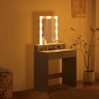 Autiana Dressing Table with Mirror