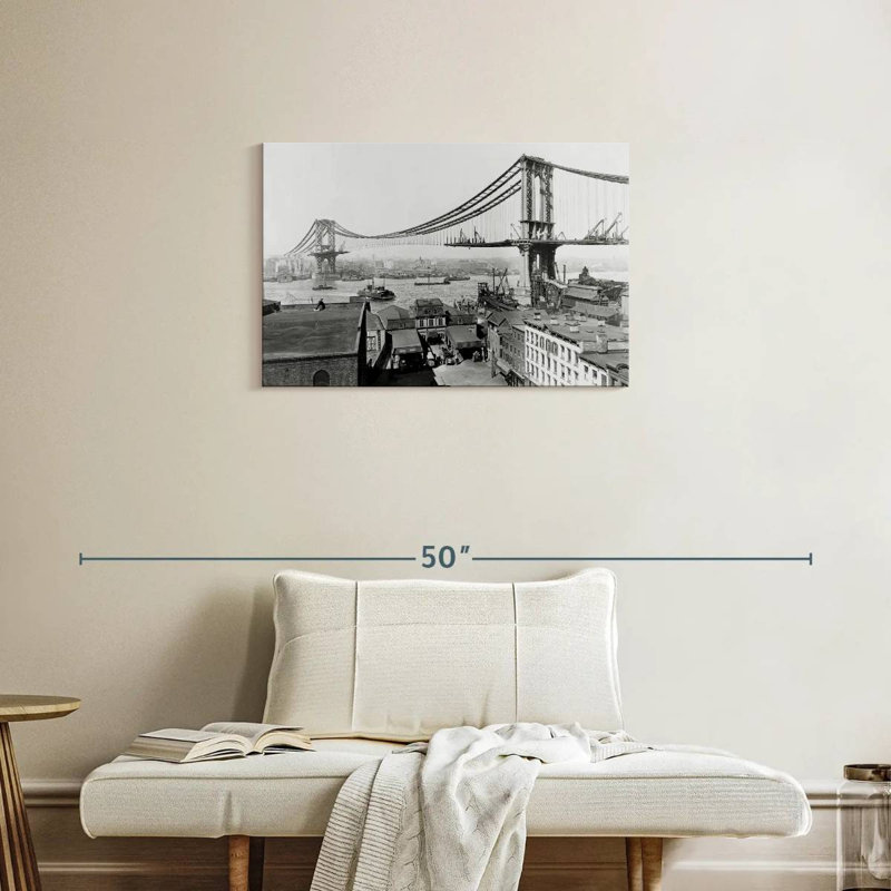 Construction du pont Lilie Manhattan, H 20 po x l 30 po