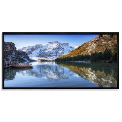 «Blue Colorful Sky Beautiful Reflection», photographie sur toile