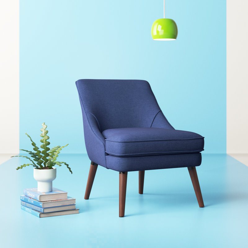 Laurine Upholstered Side Chair, Blue