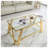 Modern Stainless Steel Coffee Table-705308415