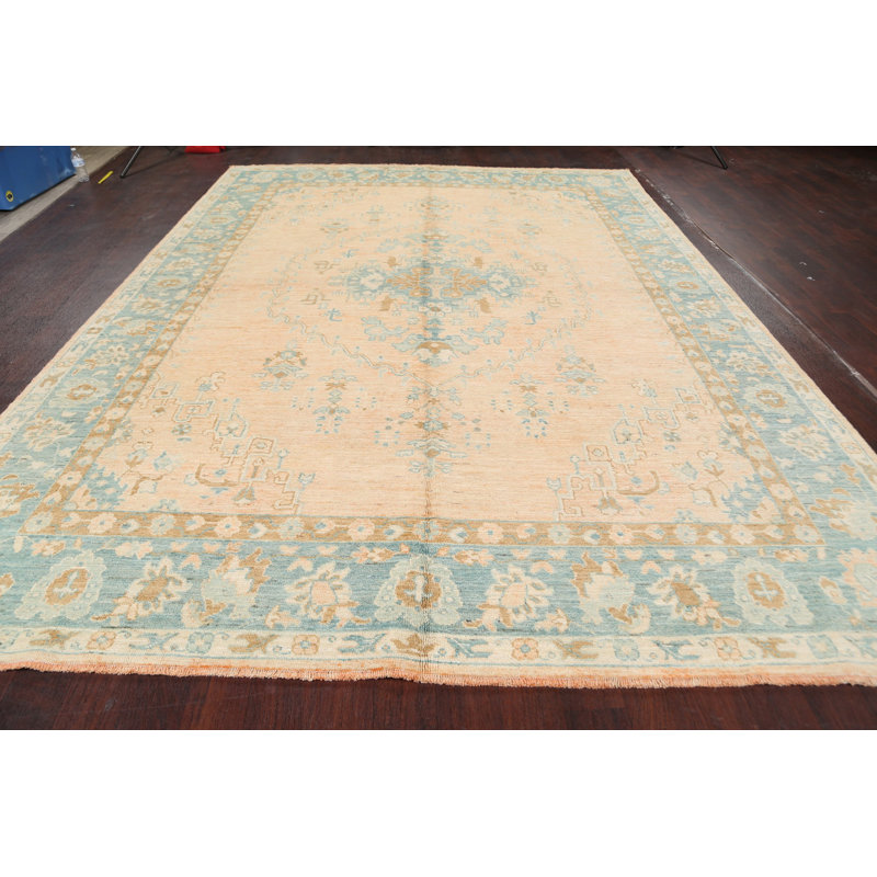 One-of-a-Kind 8'10" X 12'1" New Age Wool Area Rug in