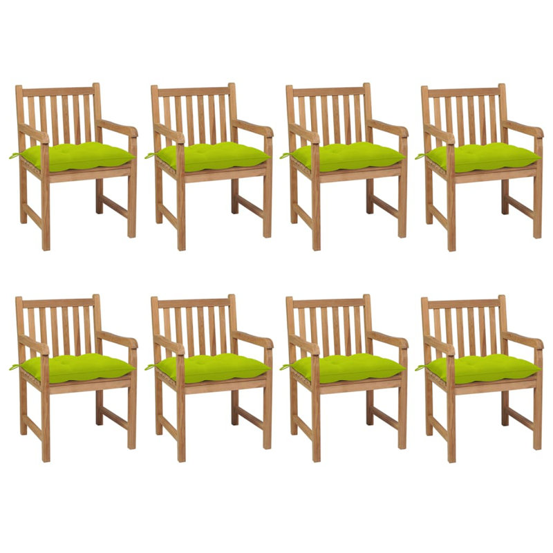 Chaise de patio avec coussin Dorathy, Vert