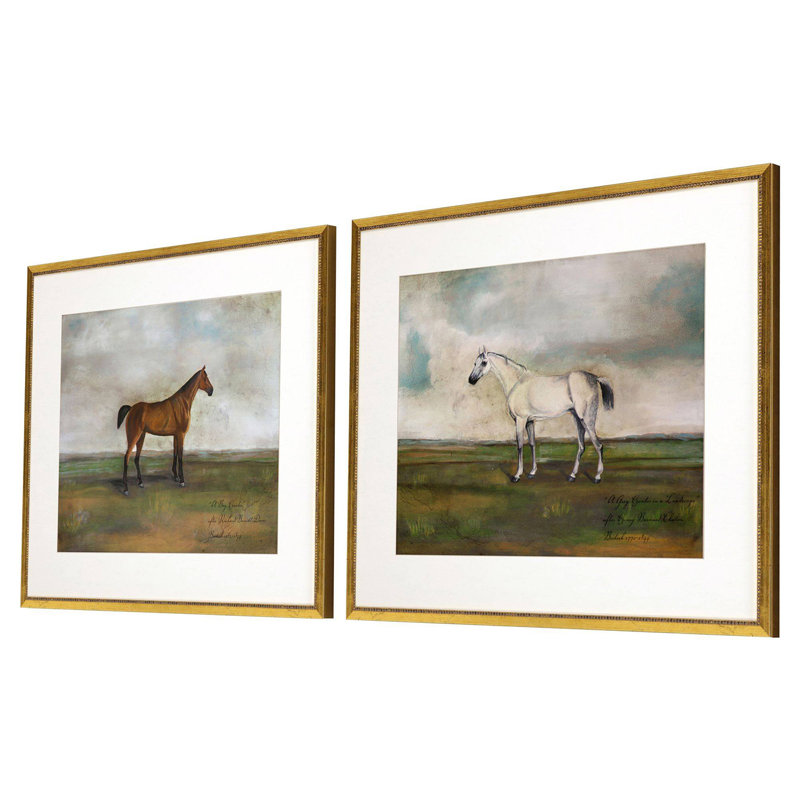 Equestrian I Framed Print