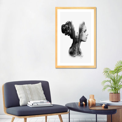 Impression d’art graphique « profile I » par Kathrin Federer