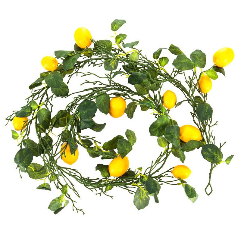 72'' in. Faux Lemon Garland