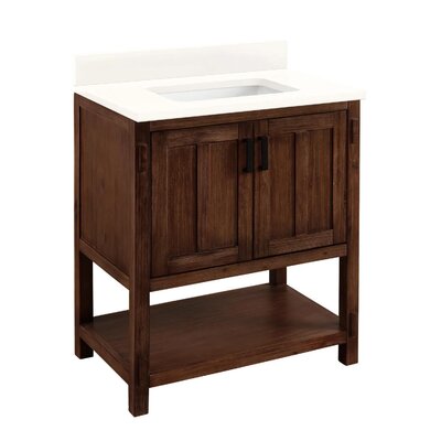 30"" Morris Single Bathroom Vanity Set with Rectangular Undermount Sink -  Signature Hardware, 459544