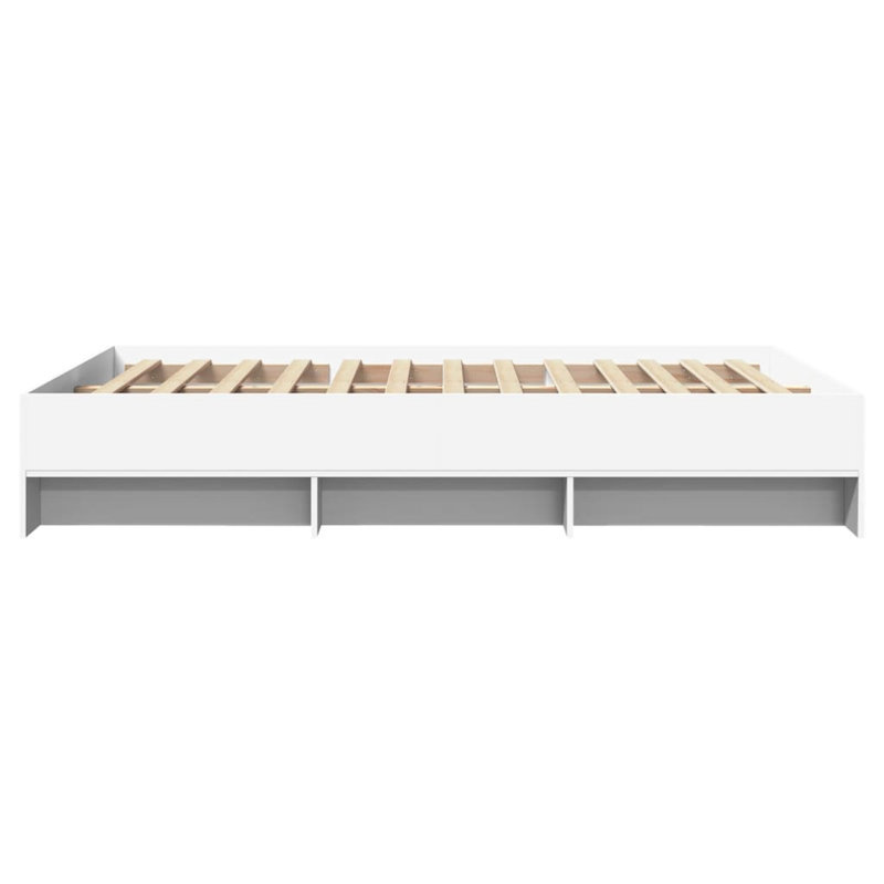 Ashwika Storage Bed, White, 35cm H x 203cm W x 143cm D