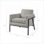 Fauteuil d'appoint rembourré pour adultes Brayden